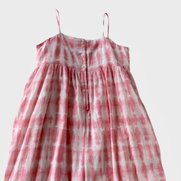 Girls Janie & Jack Pearl Tie-Dye Jumpsuit, Size 8 - Picture 5 of 8